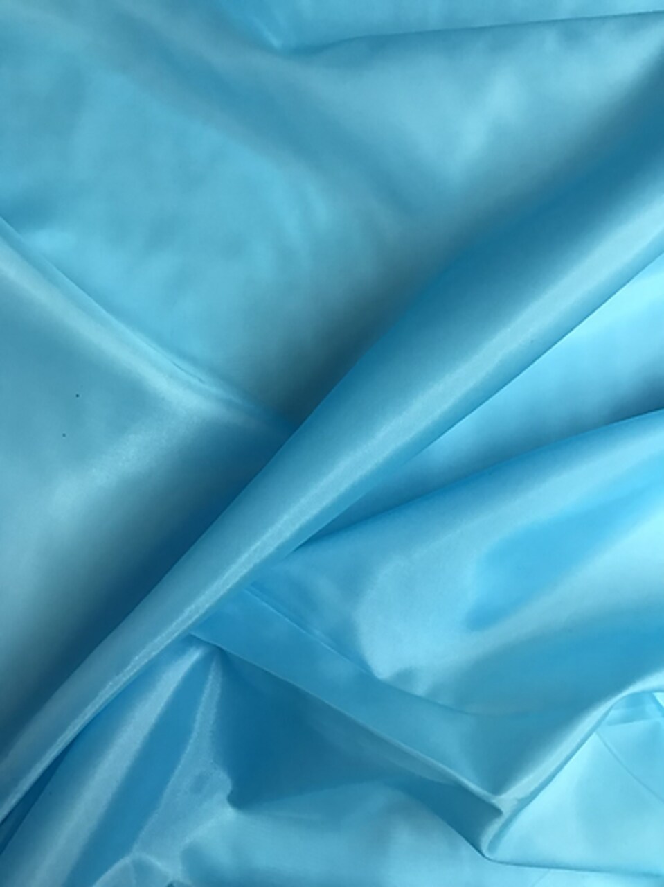 1 Yard Turquoise Garment Lining Fabric 100% Polyester 58/59" Width